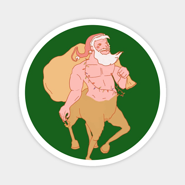 Santaur Claus Magnet by godrod studios